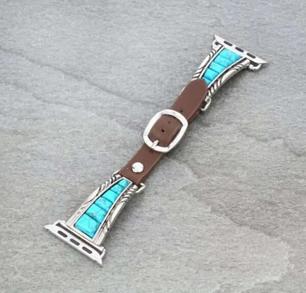 Western Apple Watch Leather Band 42/44/45mm
