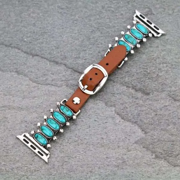 Western Apple Watch Leather Band