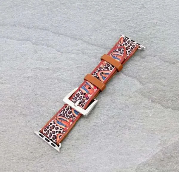 Western Apple Watch Leather Band 38/40/41mm