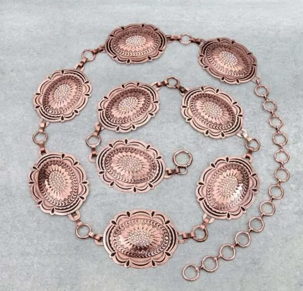 Western Concho Belt AB Stone Belt Lightweight
